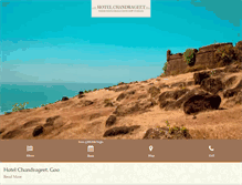 Tablet Screenshot of hotelchandrageet.com